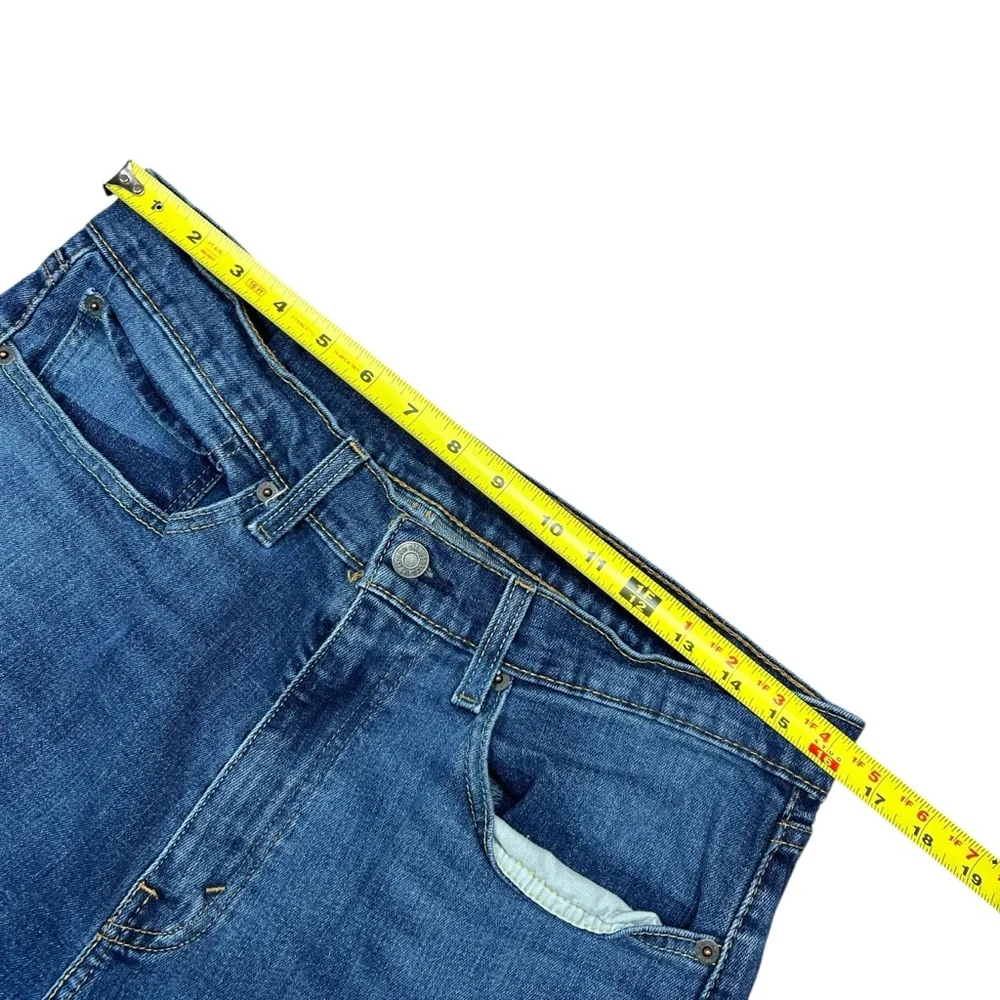 Levi's 505 Jeans Mens 34x32 Blue Medium Wash Straight Leg Zip Fly‎ Cotton Denim